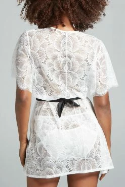 Deals π Nevaeh Intimates Arctic Fox β’ Bridal Lingerie Juliet White Silk Bed Jacket β 9 Nevaeh Intimates Arctic Fox β’ Bridal Lingerie Juliet White Silk Bed Jacket