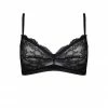 Nevaeh Intimates Fever & Thoughts Black Bralette
