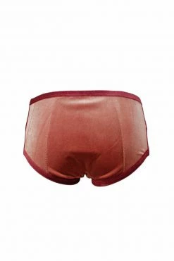 K+1% Panties Smoky Pink Velour Period-Proof Panty