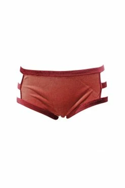 K+1% Panties Smoky Pink Velour Period-Proof Panty