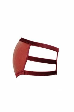 K+1% Panties Smoky Pink Velour Period-Proof Panty