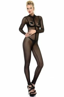 Patrice Catanzaro Sweety Sheer Mesh Catsuit