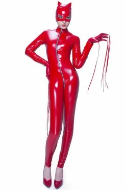 Patrice Catanzaro Sweety Red Catwoman Pet Play