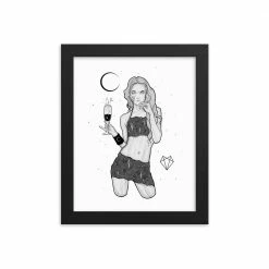 Wolfmumma Darkest Vixen Framed Art • Michala