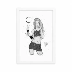 Wolfmumma Darkest Vixen Framed Art • Michala