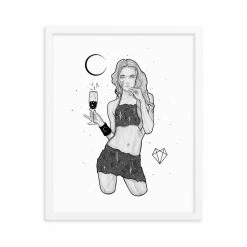 Wolfmumma Darkest Vixen Framed Art • Michala