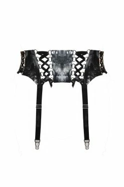 Elissa Poppy Garter Belts Rubi Suspender Latex Garter Belt