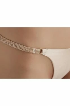 Sandra Silk Australia Panties Everyday Champagne Gold Silk G-String