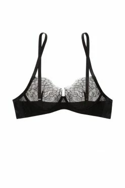 Sandra Silk Australia Evelyn Silk Satin Chantilly Lace Bra Bras