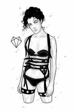 Wolfmumma Darkest Vixen Framed Art • Sky