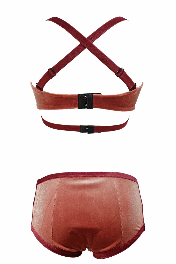 Best deal π€© K+1% Smoky Pink Velour Lingerie Set Lingerie Sets π₯° 5 K+1% Smoky Pink Velour Lingerie Set Lingerie Sets