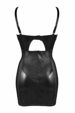 Something Wicked Montana Black Leather Dress Little Black Dresses