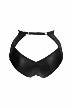 Something Wicked Ava High Waisted Leather Briefs Panties
