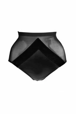 Something Wicked Ava High Waisted Leather Briefs Panties