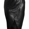 Something Wicked Lexi Black Leather Skirt