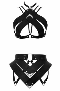 Love Lorn Lingerie Song Leather Harness Set Lingerie Sets