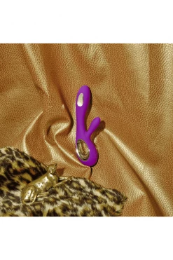 LELO Soraya Wave Rabbit Massager • Deep Rose Purple
