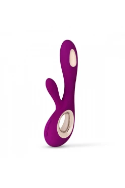LELO Soraya Wave Rabbit Massager • Deep Rose Purple