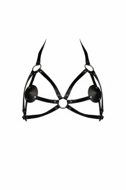 VoyeurX Bras Supreme Leather Harness Bra