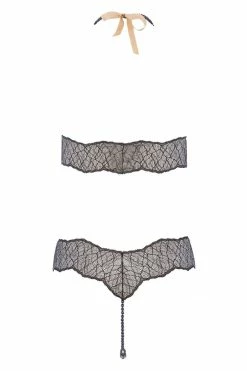 Bracli Sydney Dark Pearls Thong Set Lingerie Sets