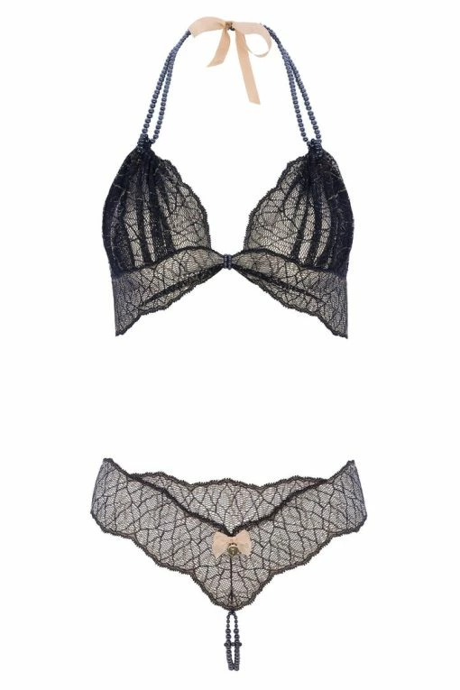 Buy 𧨠Bracli Sydney Dark Pearls Thong Set Lingerie Sets π 3 Bracli Sydney Dark Pearls Thong Set Lingerie Sets