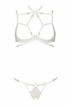Impudique Lingerie Sets Tabatha White Lingerie Set