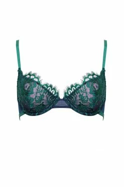 Taryn Winters Jasmin Emerald French Lace Demi Bra Bras