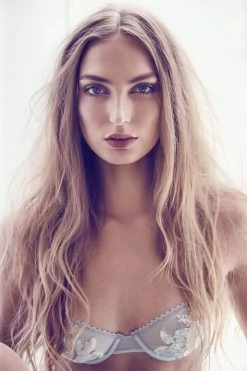 Taryn Winters Kharis Handbeaded Demi Bra Bras