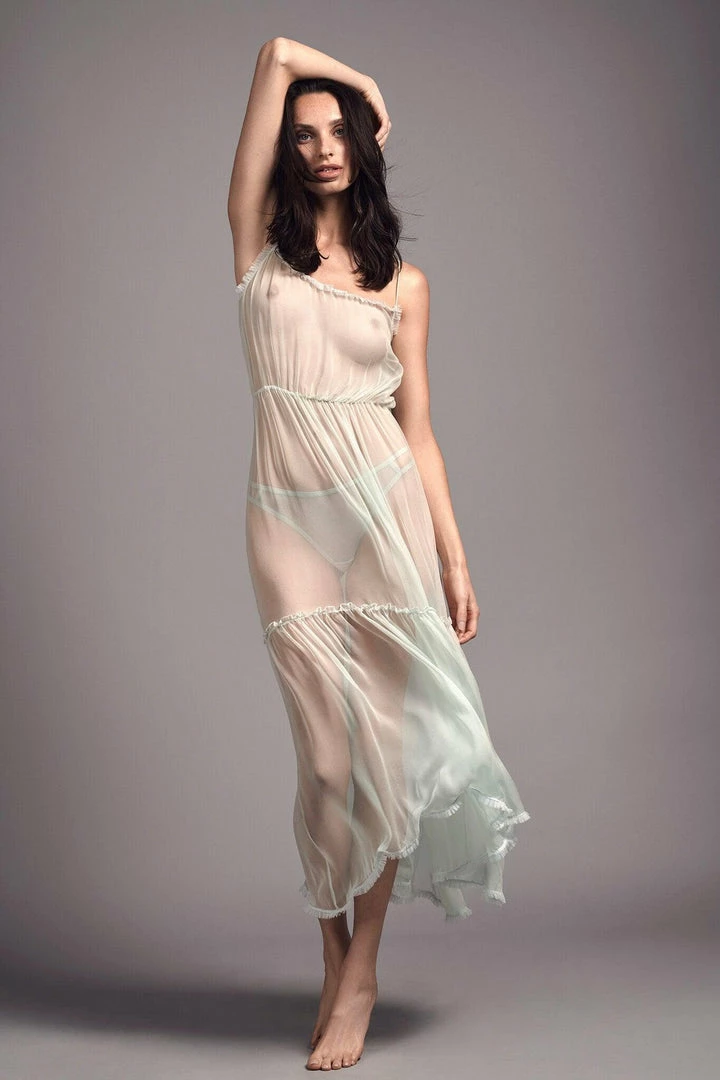 Flash Sale π Taryn Winters Aya Jade Azure Nightgown True Blue π 3 Taryn Winters Aya Jade Azure Nightgown True Blue