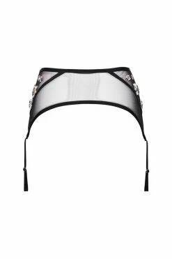 Taryn Winters Toys & Accessories Satine Sheer Black Garter Belt