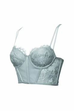 Taryn Winters Jasmin French Lace Longline Bra Bodysuits & Tops