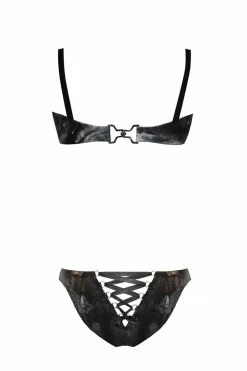Elissa Poppy Lingerie Sets Thecla Pontia Latex Lingerie Set