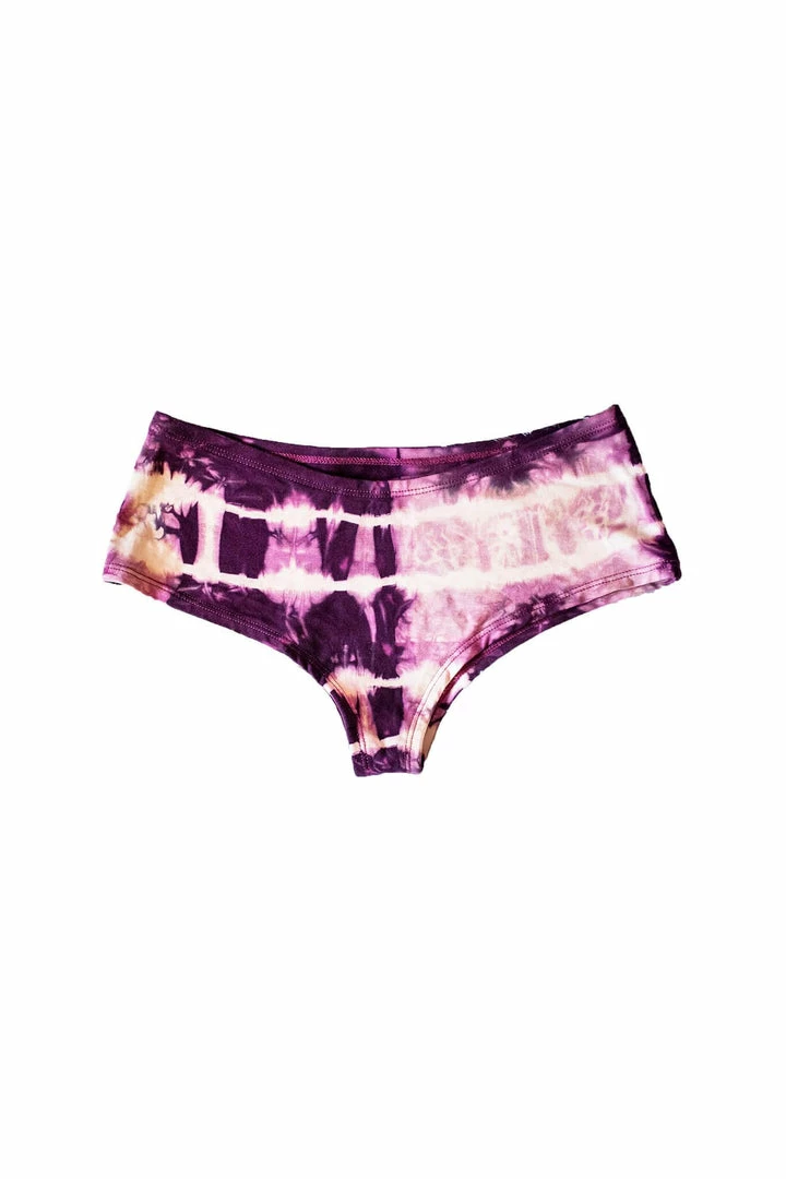 Deals π Lalita Bamboo Tie Dye Boyshorts Royal Purple π 3 Lalita Bamboo Tie Dye Boyshorts Royal Purple