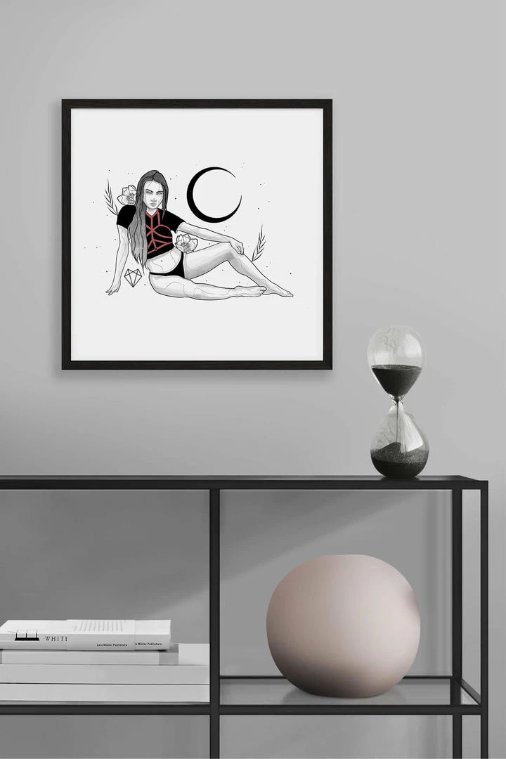 Buy ✨ Wolfmumma Darkest Vixen Framed Art • Tracie 🥰 19 Wolfmumma Darkest Vixen Framed Art • Tracie