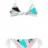 Darkest Fox Turquoise Jungle Pink Dusk Bikini Swimwear