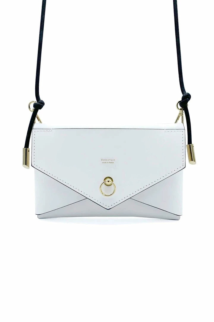 Best reviews of π Domestique Medium Envelope White Leather Purse 18K - 24K Gold π 3 Domestique Medium Envelope White Leather Purse 18K - 24K Gold